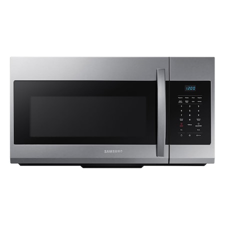 Samsung 1.7 cu. ft. Over-the-Range Microwave with Turntable and 300 CFM Ventilation in Stainless Steel ME17R7021ES